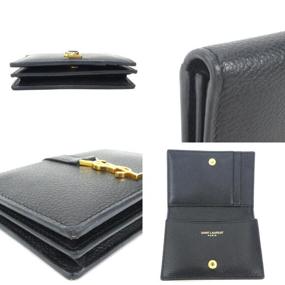 Saint Laurent Wallet Black Leather - Picture 3 of 5